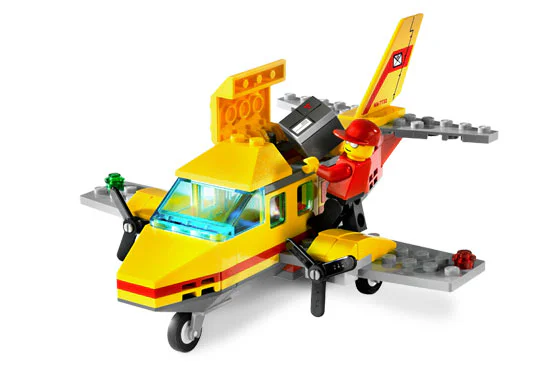Freight: postal courier aircraft 乐高 LEGO 7732 image 2