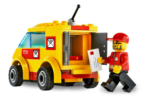 Freight: Postal truck 乐高 LEGO 7731 image 3