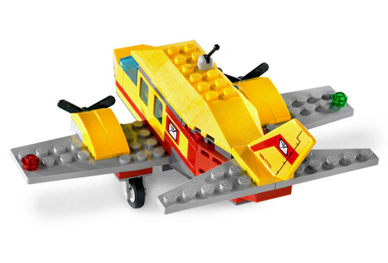 Freight: postal courier aircraft 乐高 LEGO 7732 image 3