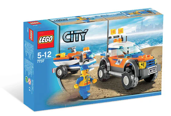 Coastal Guard: Coastal Guard Four-Wheel Drive Towing Vehicle 乐高 LEGO 7737 image 1