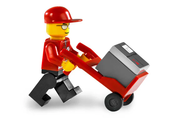 Freight: postal courier aircraft 乐高 LEGO 7732 image 4