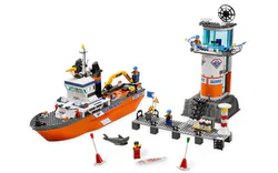 Coast Guard: Coast Guard patrol boat and watch tower