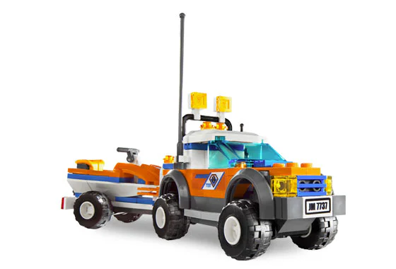 Coastal Guard: Coastal Guard Four-Wheel Drive Towing Vehicle 乐高 LEGO 7737 image 2