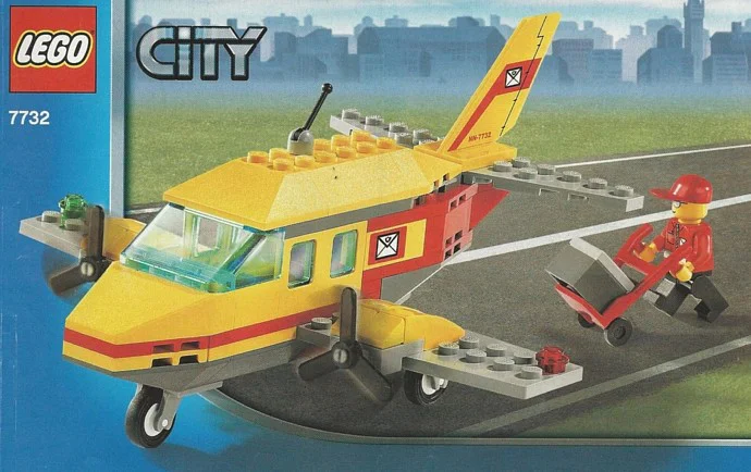 Freight: postal courier aircraft 乐高 LEGO 7732 image 5