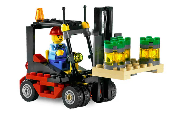 Freight: trucks and forklifts 乐高 LEGO 7733 image 4