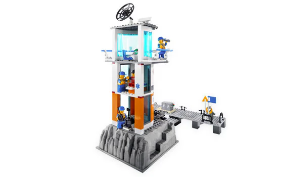 Coast Guard: Coast Guard patrol boat and watch tower 乐高 LEGO 7739 image 4