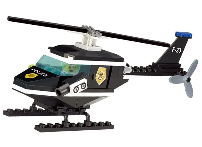 Police Helicopter 杰星 JIESTAR 20014 image 6