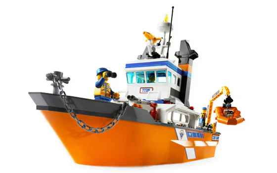 Coast Guard: Coast Guard patrol boat and watch tower 乐高 LEGO 7739 image 5