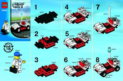 Medical care: doctor ' s car 乐高 LEGO 30000 image 1