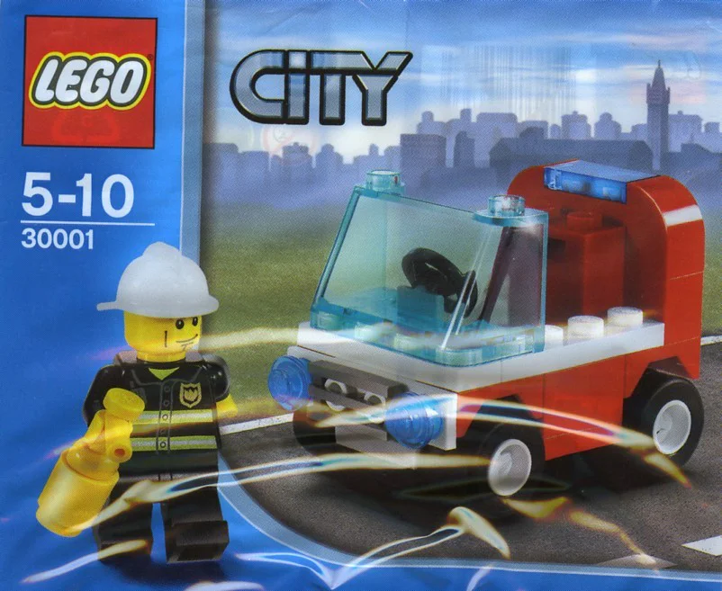 Firefighter ' s car 乐高 LEGO 30001 image 1