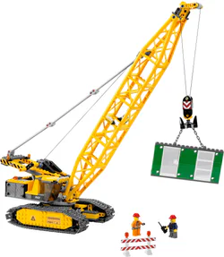 Construction: tracked crane