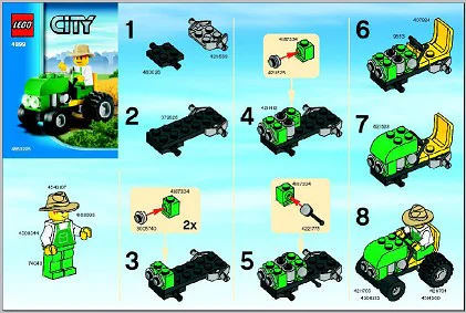 Farm: Tractor 乐高 LEGO 4899 image 3