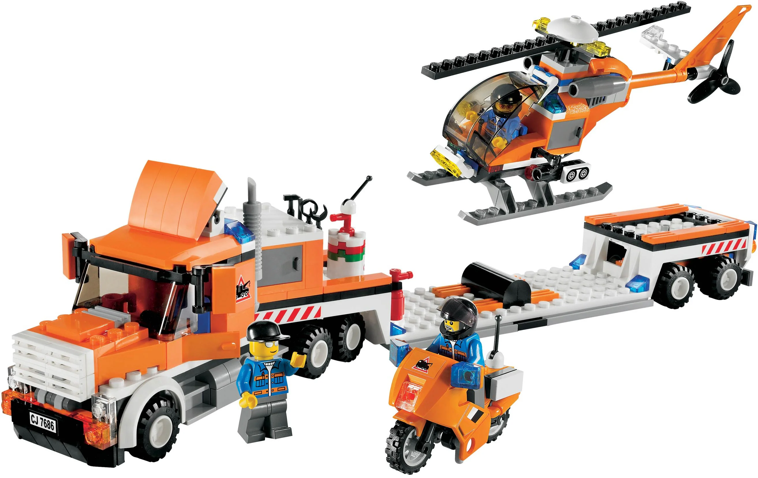 Transportation: helicopter fleet 乐高 LEGO 7686