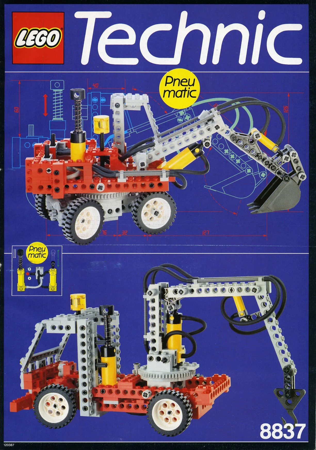 Aerodynamic excavators 乐高 LEGO 8837 image 1