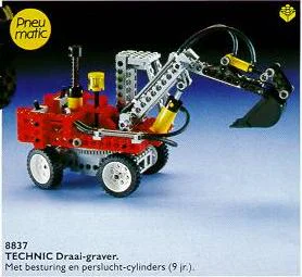 Aerodynamic excavators 乐高 LEGO 8837 image 2