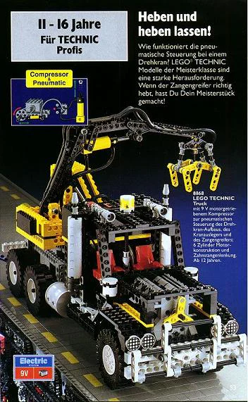 Air Technology Vacuum Truck 乐高 LEGO 8868 image 2