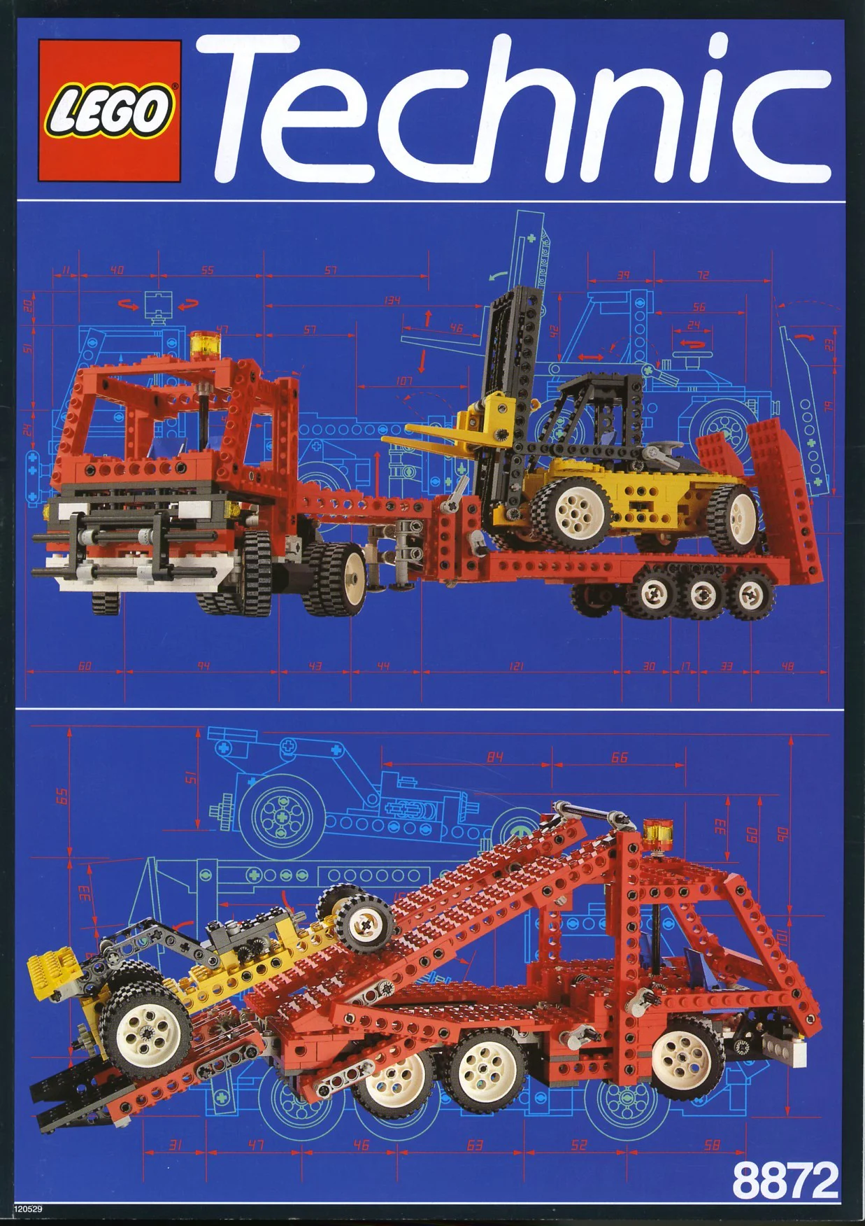 Forklift Transportation Vehicle 乐高 LEGO 8872 image 2
