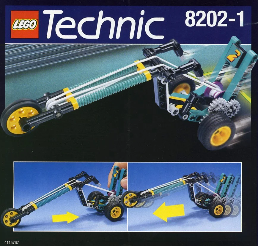 Competition: Returning Three-Round Motorcycle 乐高 LEGO 8202 image 2