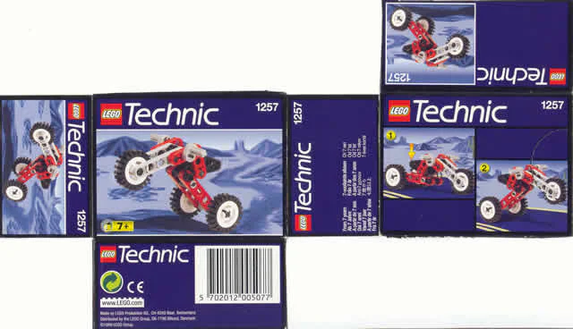 Three-wheeled vehicle 乐高 LEGO 1257 image 4