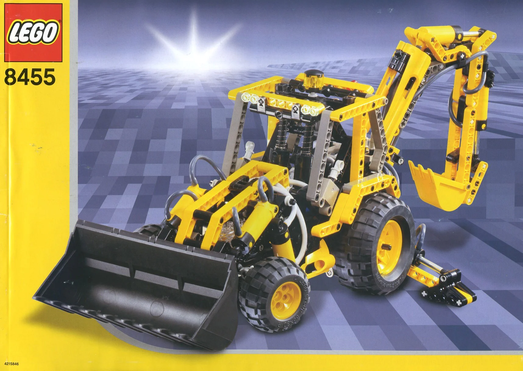 Backhoe loader 乐高 LEGO 8455 image 1