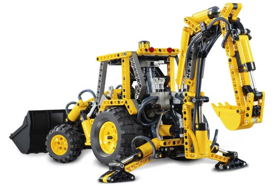 Backhoe loader 乐高 LEGO 8455 image 2