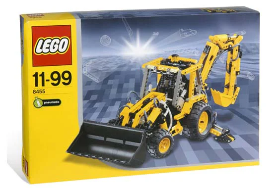 Backhoe loader 乐高 LEGO 8455 image 3