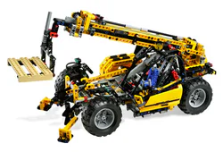 Truck, scalding arm forklift