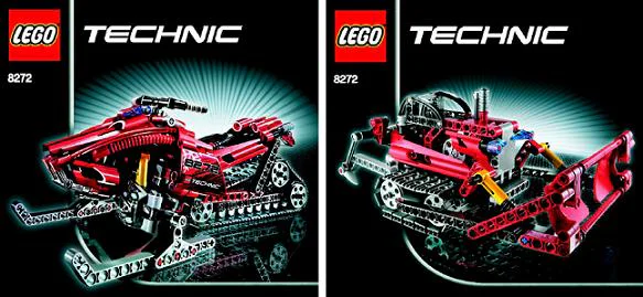 Snow motorcycle 乐高 LEGO 8272 image 2