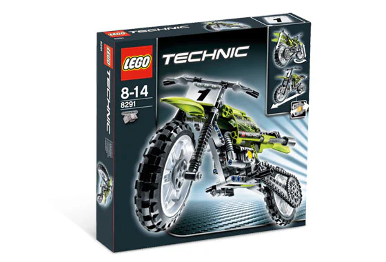 Enduro motorcycle 乐高 LEGO 8291 image 2