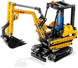 A compact excavator