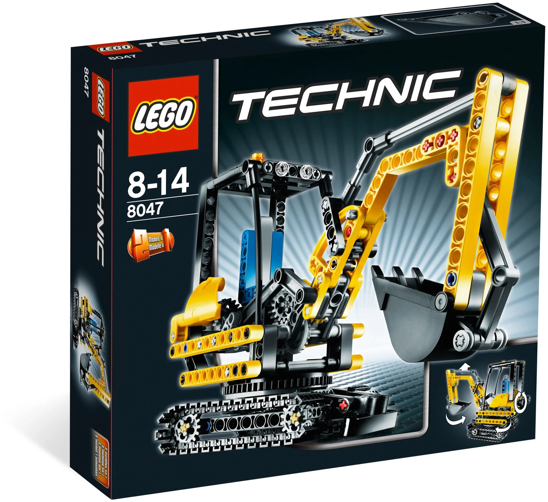A compact excavator 乐高 LEGO 8047 image 2