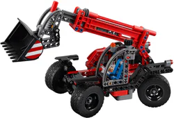 Telescoping arm carrier truck