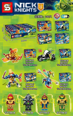 Knight equipment 4 models