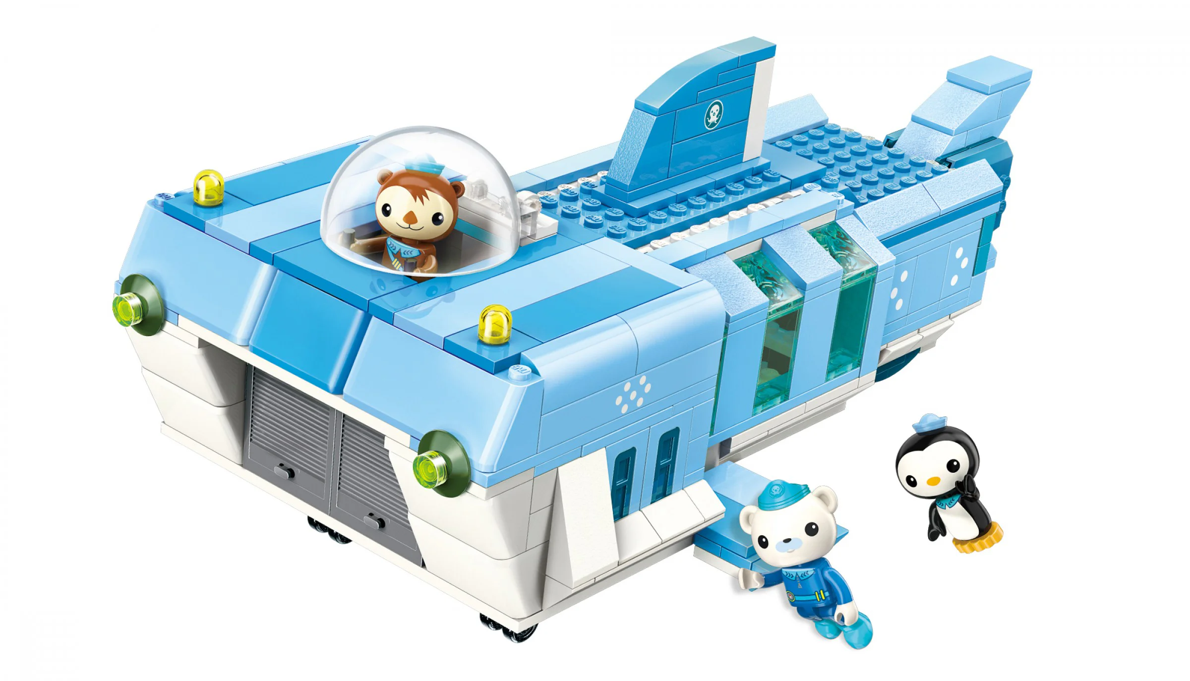 Submarine column: White Shark Mobile Base 启蒙 QMAN/ENLIGHTEN/Keeppley 3705 image 3