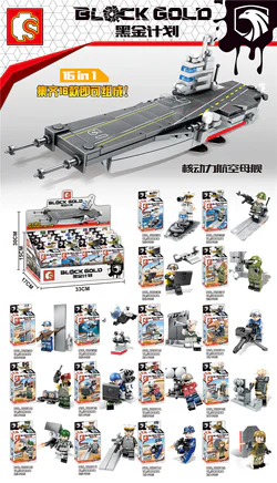 Black Shark Plan: Nuke-powered Aircraft Carrier Combination of 16 varieties