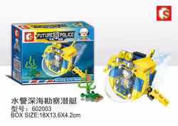 Dragon Rage Superpolice: Marine Police Deep Sea Survey Submarine