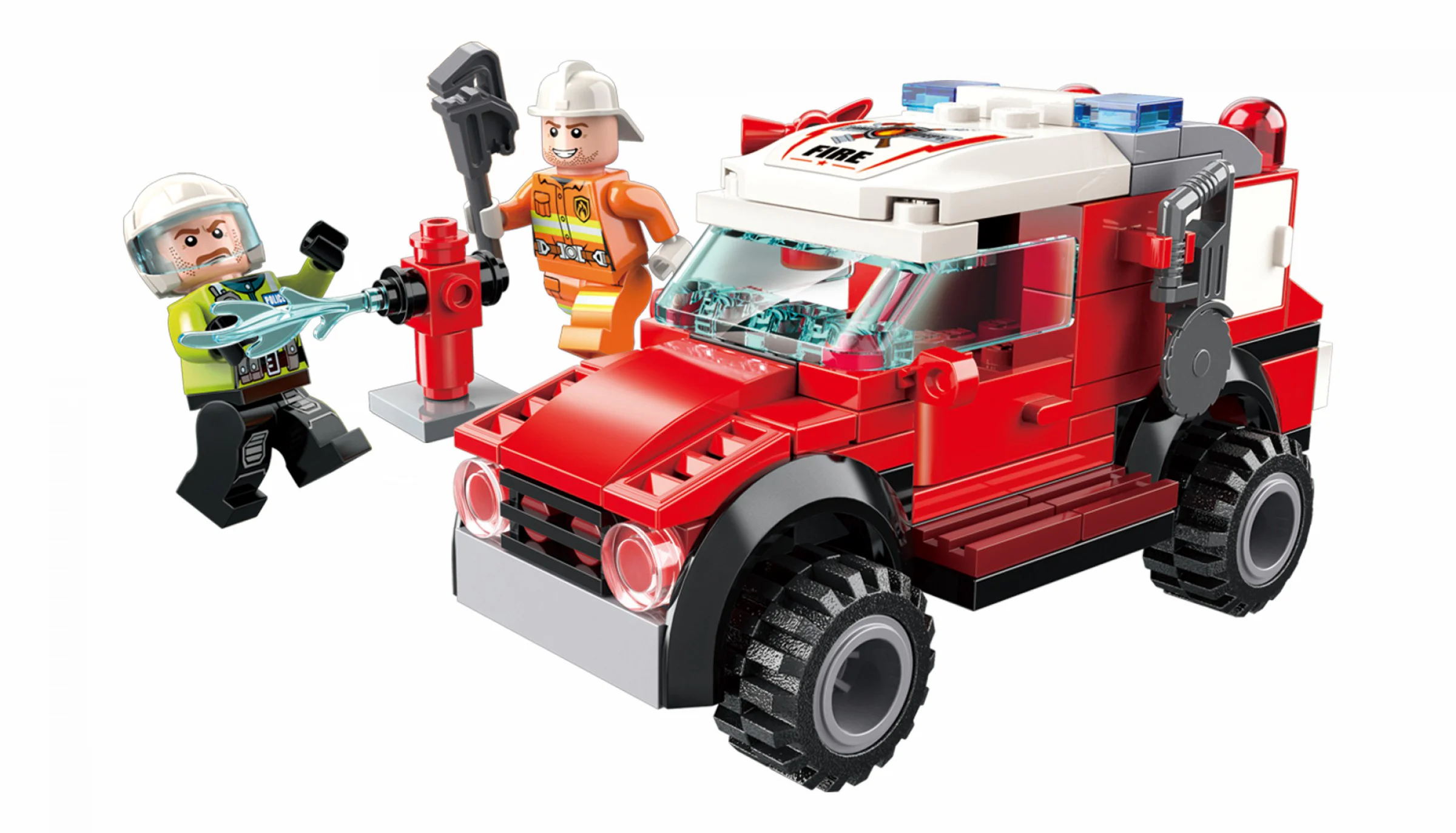 Flaming Pioneer: Fire Watch Vehicle 启蒙 QMAN/ENLIGHTEN/Keeppley 2801