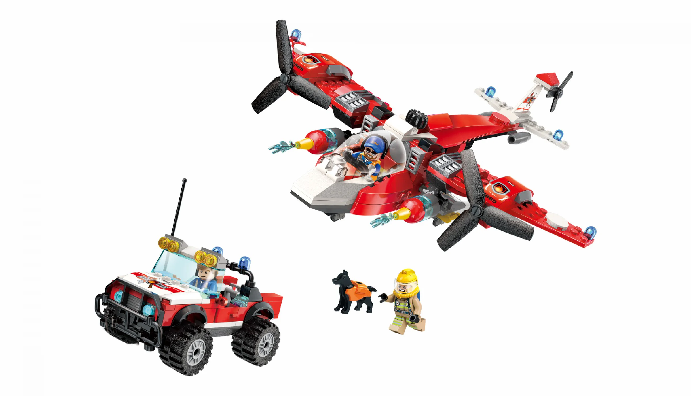 Fire Pioneer: Forest Search and Rescue Team 启蒙 QMAN/ENLIGHTEN/Keeppley 2805 image 2