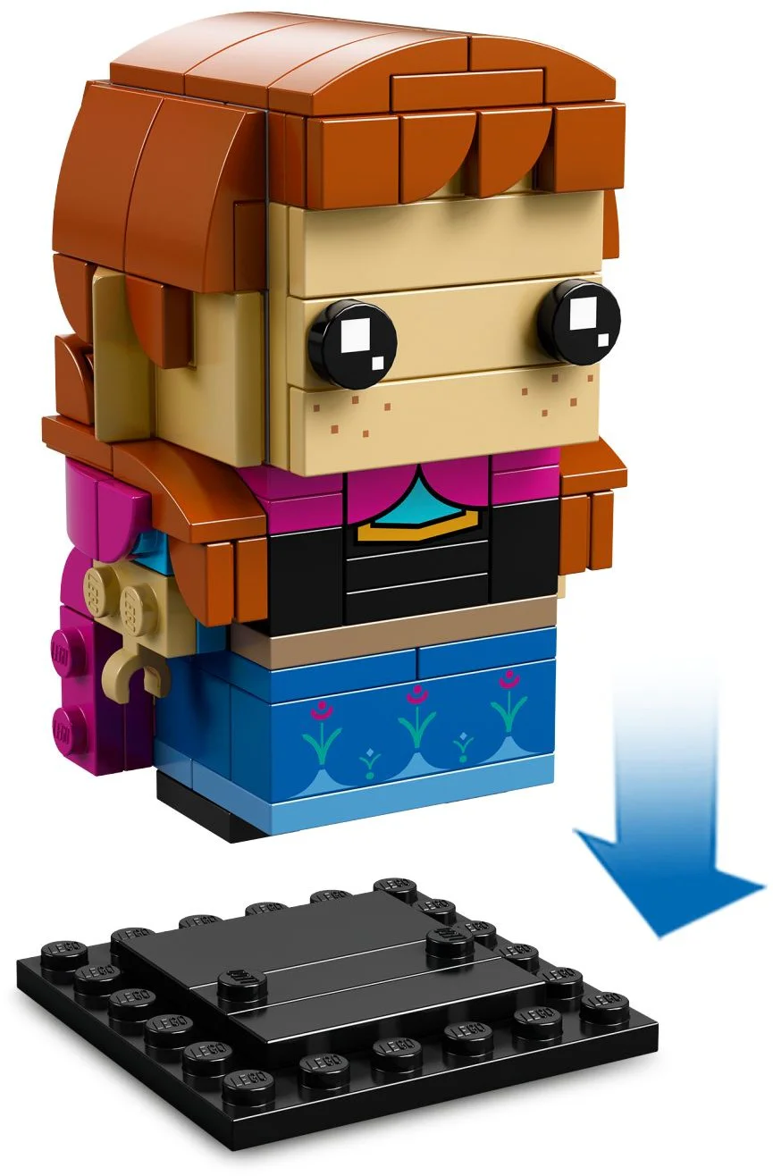 square head: Anna and Snowball 乐高 LEGO 41618 image 2