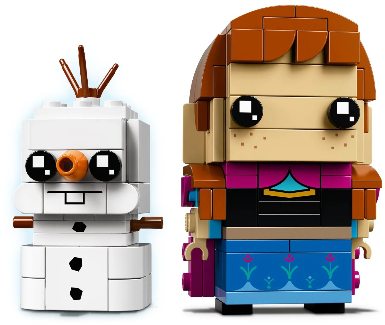 square head: Anna and Snowball 乐高 LEGO 41618 image 4