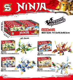 Double-Headed Flying Dragon, 4 models.