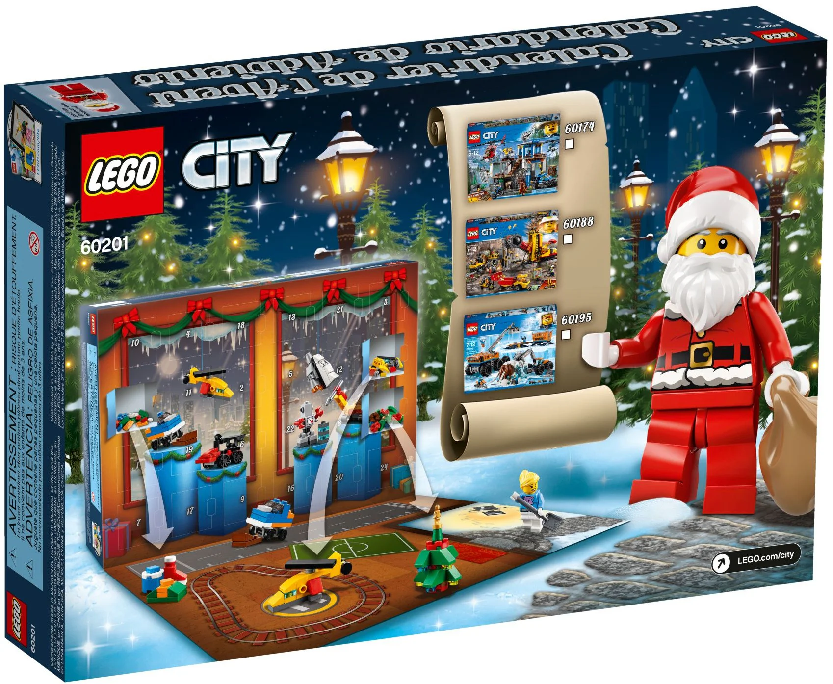 City Christmas Countdown Calendar 11012 image 3