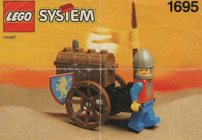 Castle: Crusades: Treasure Car 乐高 LEGO 1695 image 2