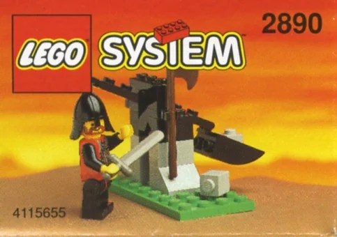 Castle: Black Knight: Kingdom Turret, Trebuchet 乐高 LEGO 2890 image 2