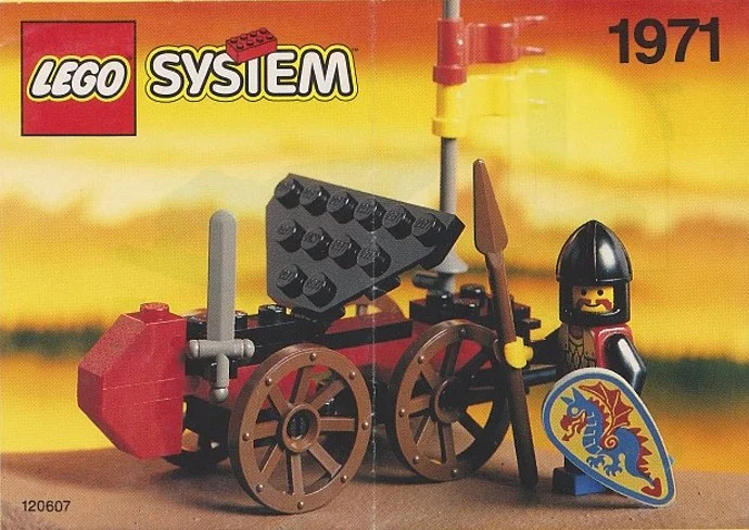 Castles: Black Knights: Black Knights against Walls 乐高 LEGO 1971 image 1