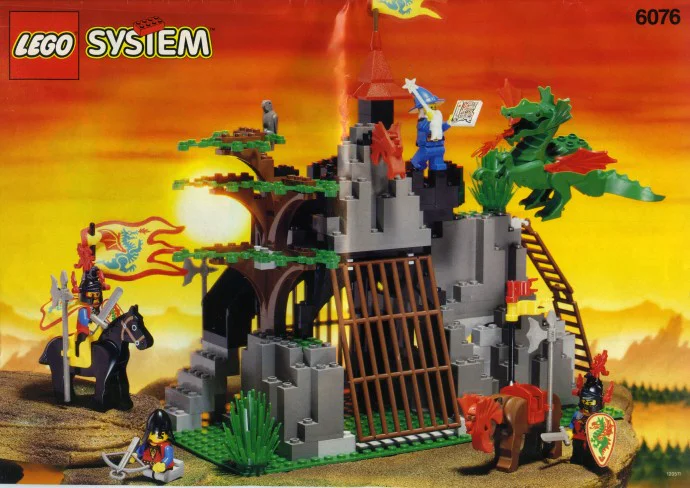 Castle: Dragon Knight: Fire Dragon Nest 乐高 LEGO 6076 image 1