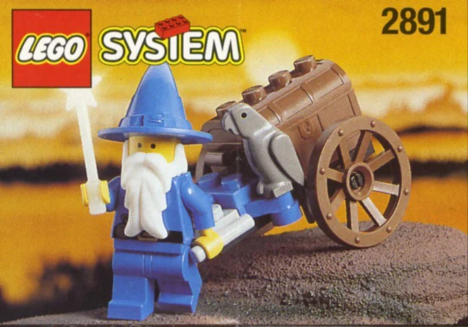 Castle: Dragon Knight: Mage and Treasure Car 启蒙 QMAN/ENLIGHTEN/Keeppley 9609 image 1