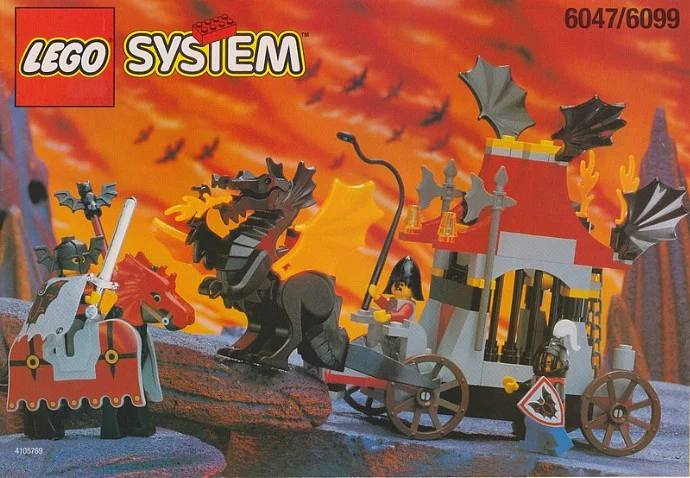 Castle: Fear Knight: Bat Dragon Prisoner Wagon 乐高 LEGO 6099 image 1