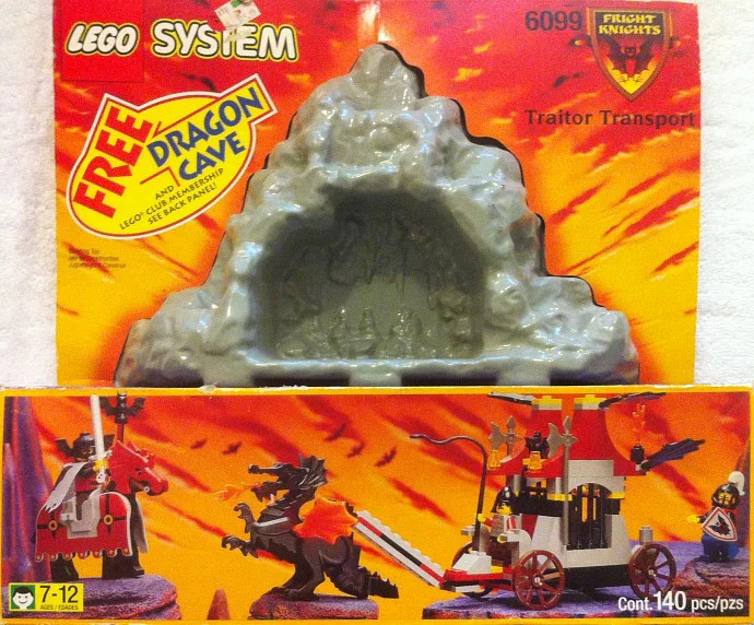Castle: Fear Knight: Bat Dragon Prisoner Wagon 乐高 LEGO 6099 image 2