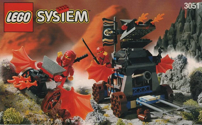 Castle: Ninjas: Fire Fighting Vehicle 乐高 LEGO 3051 image 1
